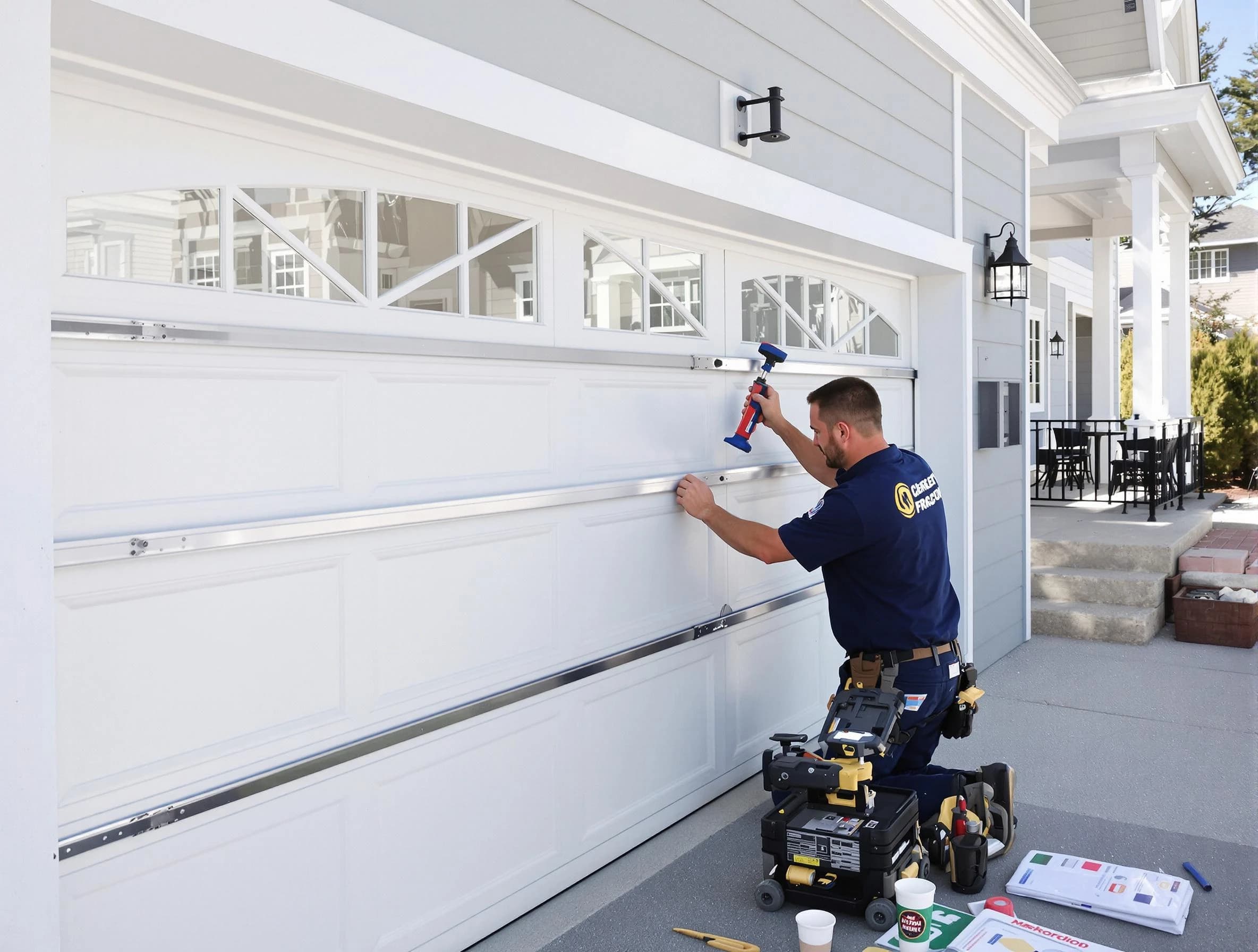Professional garage door installation by East Point Garage Door Repair in East Point